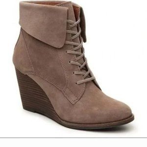 Lucky Brand “YUZU” Wedge Booties